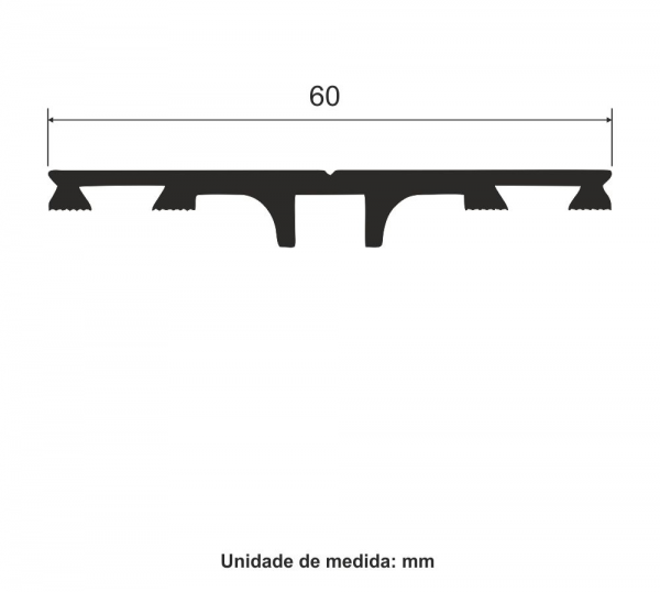 Perfil universal de alumínio