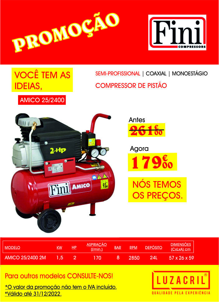 Promoção - Compressor FINI
